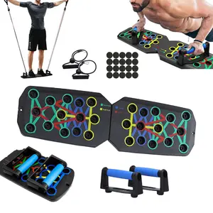 Push-Up Board |   Foldable Home Workout Equipment With Color-Coded System |   Multi-Functional Stands For Chest/Arms/Core Strength |   Portable Gym – Men & Women Fitness Accessory For Daily Training