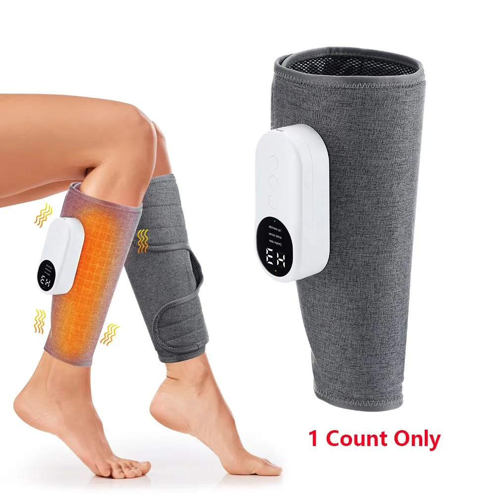 Calf Leg Massager with Air Compression 3 Modes, Adjustable Relaxing and 3 Heat Settings, Promotes Circulation and Muscle Relaxation, Leg Massager Boots Mother Day Gift for Mom