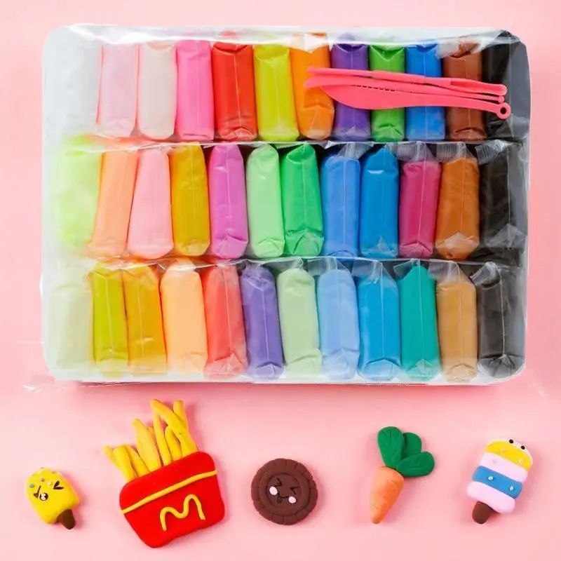 36-color Polymer Clay, 1 Set DIY Making Clay Supplies, DIY Material, DIY Molding Clay, Art Crafting Kit, Clay Modeling Tool for Teens, Creative Craft Kit