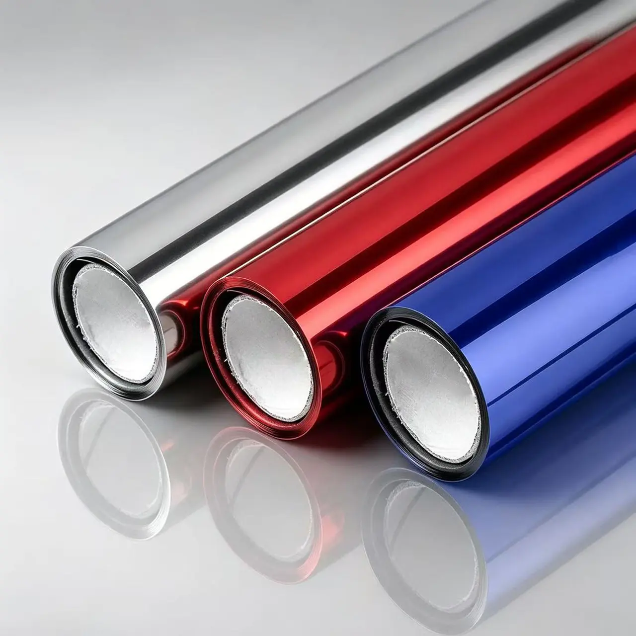 Premium Multiple Colors Mirror Chrome Stretchable Flexible Vinyl Wrap Film With Air Release Self Adhesive DIY Car Motorcycle Bicycle Sticker Decal Car Wraps