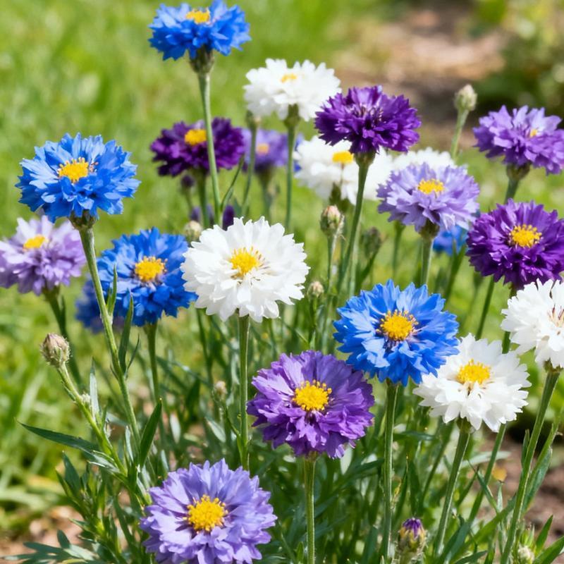 500 Cornflower Garden Seeds – Low-Maintenance Blooms for Rustic & Pollinator Gardens (Seeds Only)