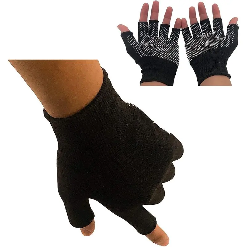 Summer Touchscreen Gloves for Women and Men, Anti-Slip Light Weight Half-Finger Gloves for Hiking, Warm Glove Cycling Driving, Cold Weather, Running, Outdoor Sports, Daily Work