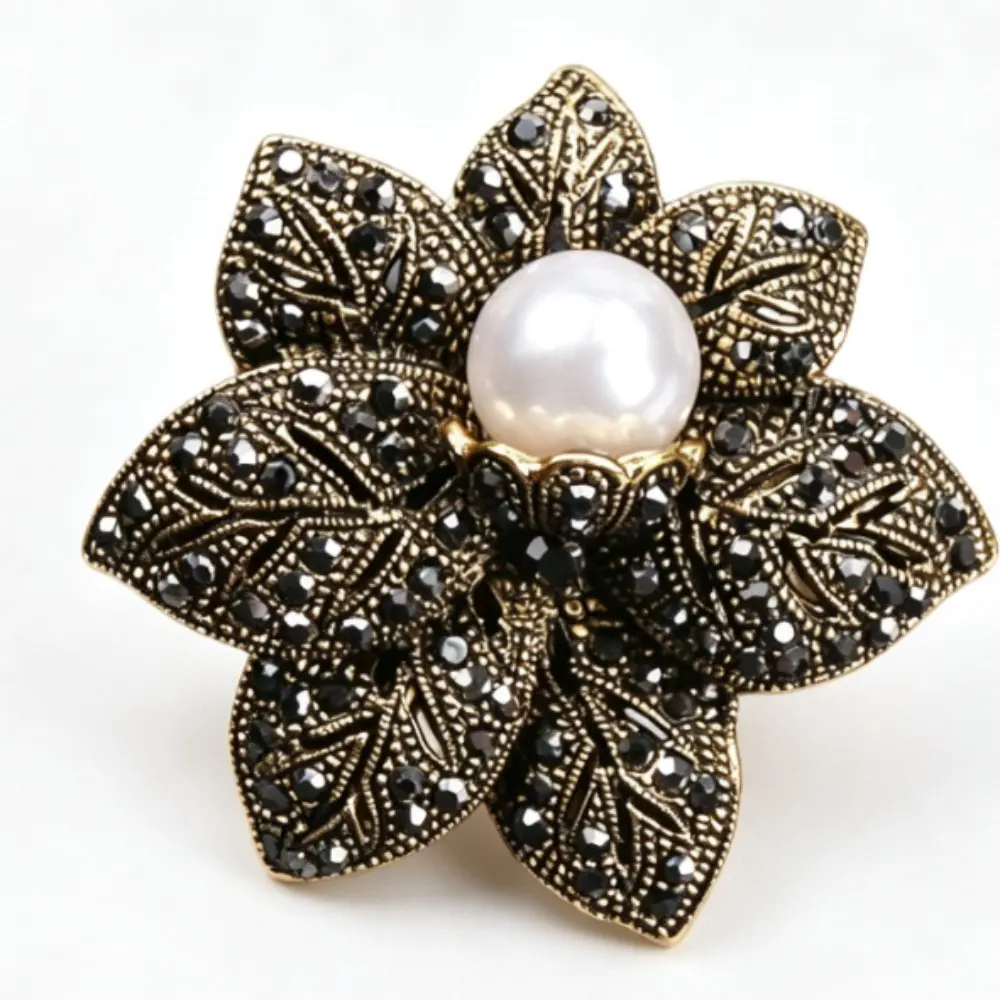 Vintage Light Luxury High-End Clothing Accessories Temperament Classical Flowers Unisex  Corsage