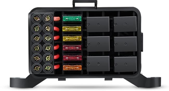 Nilight 6-Gang Switch Panel Universal Circuit Control Relay System - Circuit Relays with Fuse Wiring Harness, Automatic Dimmable Backlight, ON-OFF LED Pod, 720W Max Power, Plug-and-Play Quick Install for Cars/Trucks, Ambient Lighting Car, Car Ambient Ligh