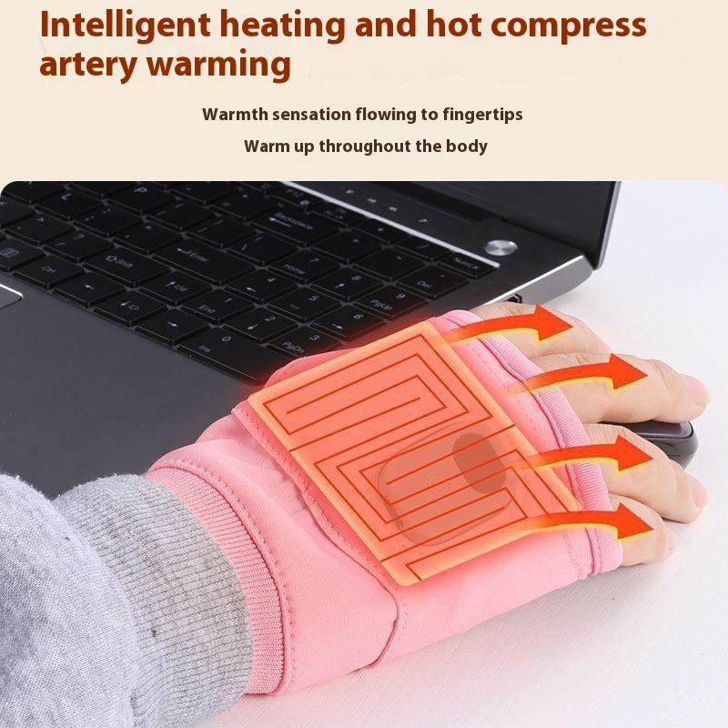 Electric Heating Gloves, Winter Heating Comfort and Warmth Gloves,usb Rechargeable Smart Warmth Gloves