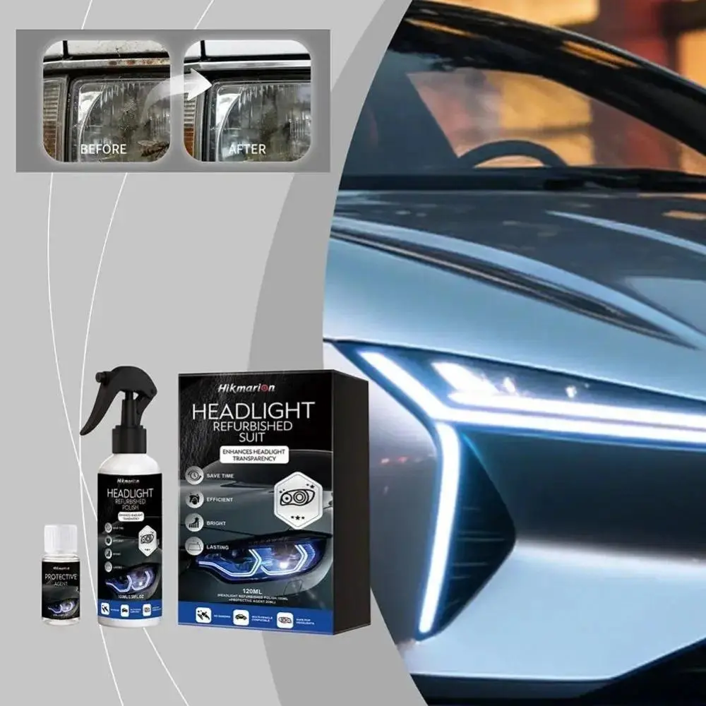 Headlight Restoration Kit Headlight Lens Polish & Cleaner Automotive Care And Repair Kit car scratch wax