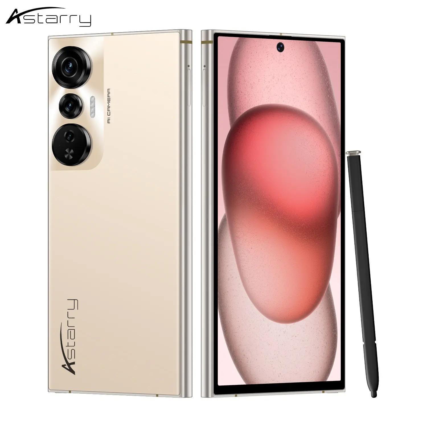 Astarry C26 Ultra Smart Android Phone, 6.8-Inch HD Display, 4GB RAM+64GB ROM, Dual Sim, 4100mah Battery, Hidden Stylus, Type-C Charging