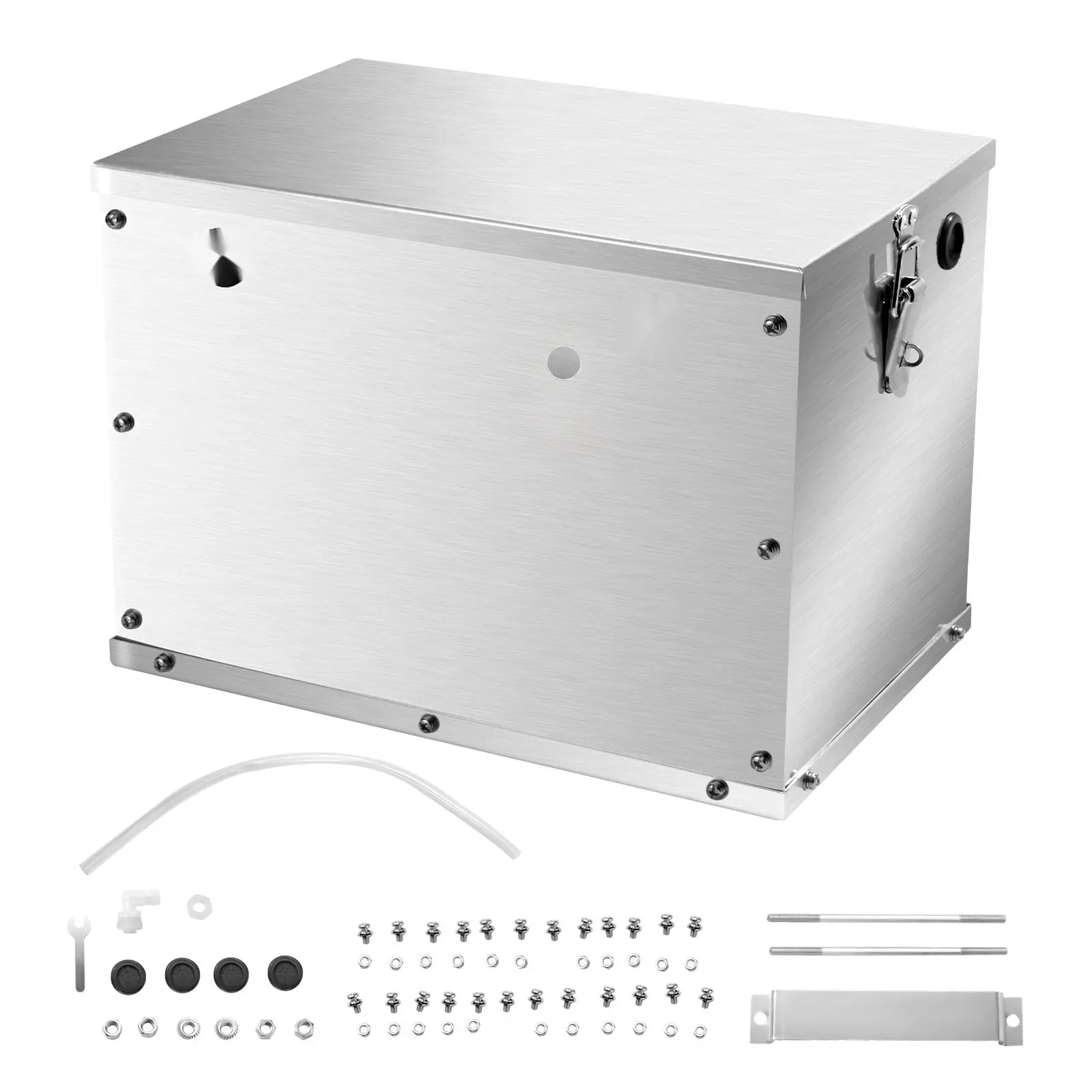 Battery Box Group 24/31 Aluminum Alloy Shell With Weatherproof Heavy-Duty Enclosure, Corrosion-Resistant Construction, Locking Lid, Protective Sealing, Vibration-Damping, Suitable For Off-Road Racers, Trucks, UTVs, ATVs