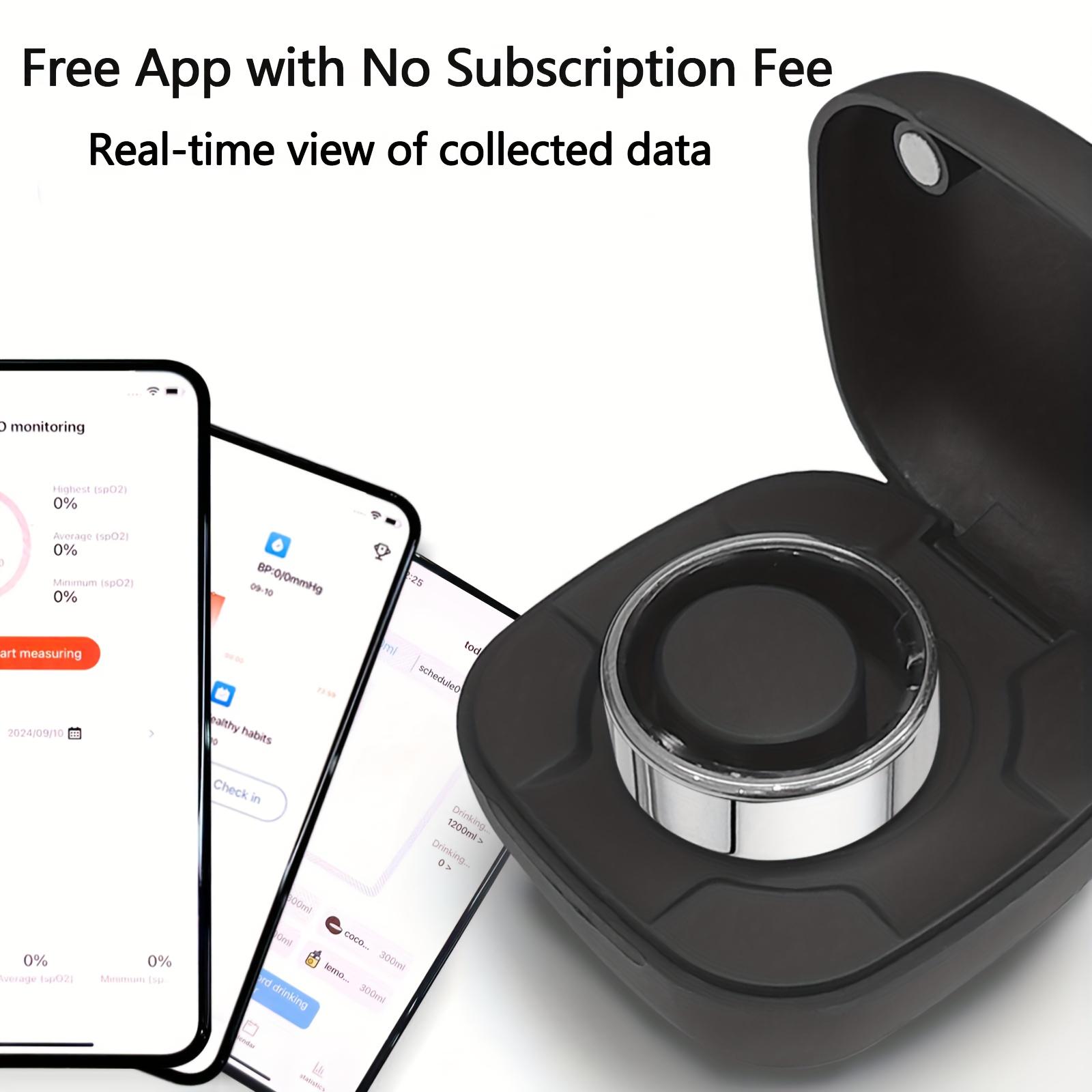 Smart Ring, New Smart Ring with Charging Compartment, Fitness, Steps, Distance, Calories, Sleep, Sports, Compatible with iPhone Android, Remote Photo Control, Ultra Low Power Consumption, Waterproof, Fashionable and Comfortable Gift Choice