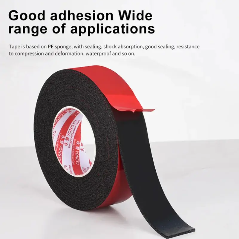 1pc 1.18inch/10m Strong Viscosity PE Foam Double-Sided Tape,Adhesive Plastic,Glass,Metal, Ideal for Crafts,Painting,Sewing,Wall Art,10M