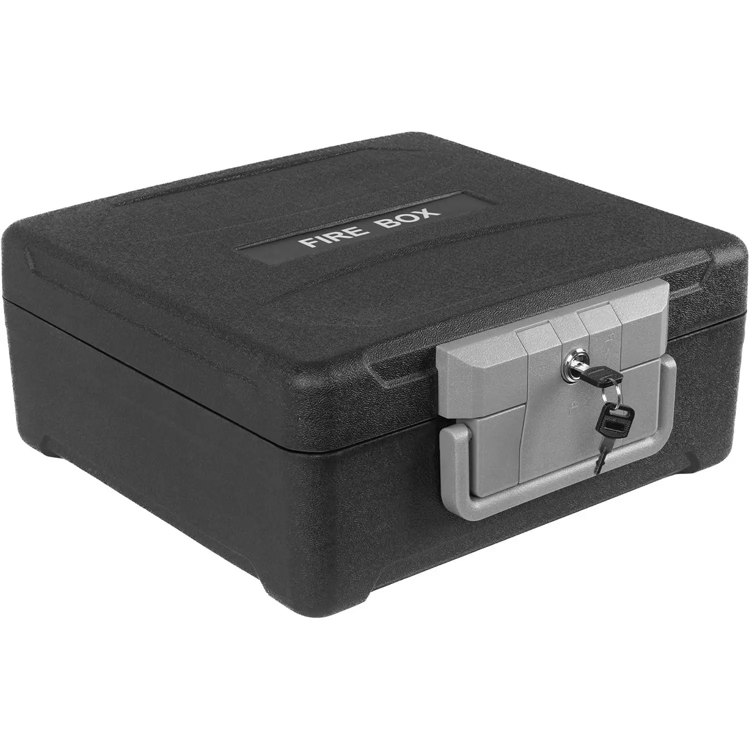 Fireproof and  Safe, fire safe document box with Sensor light, Portable Lock Box with Key Lock and  Handle, 1 Hour at 1700°F, 72 Hours  14.4 x 11.2
