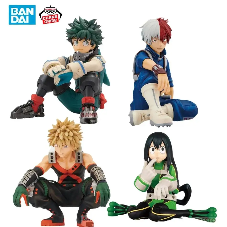 My Hero Academia High-Quality PVC Model Figure Set - 12cm Midoriya Izuku, Todoroki Shouto, Bakugou Katsuki Action Figurine Dolls, Moisture-Proof, Opp Bag/With Box, Collectible Novelty Birthday Gift, Action Figure Set