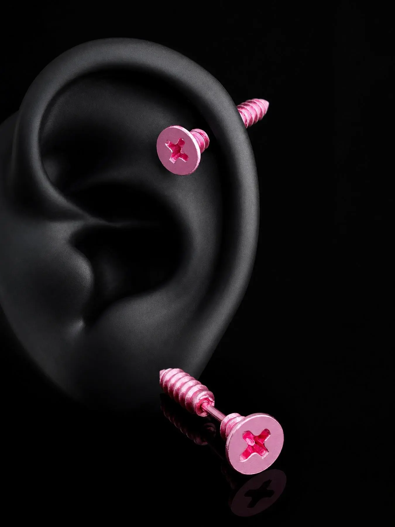 Funny Screw Stud Earrings for Women & Men  Y2K Hip Hop Punk Streetwear Statement Earrings, Novelty Unisex Fashion Jewelry Gift, Studs Earrings