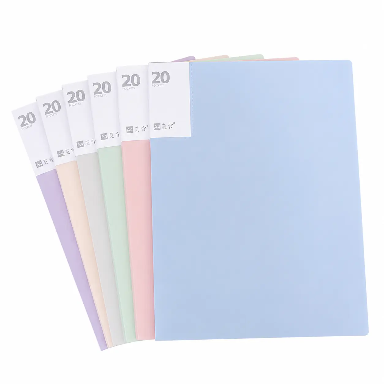 A4-Sized Neutral-Tone Document Organizer with Clear PVC Sheet Protectors, Multi-Compartment Design for Sheet Music, Academic Certificates, Exam Papers, and Loose-Leaf Archiving – Durable, Acid-Free, Stackable Storage Folder