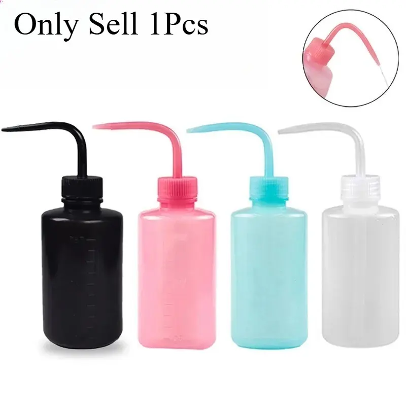 250/500ML Tattoo Wash Bottle, Plastic Bottle, Safety Diffuser Squeeze Container, Lab Tattoo Squeeze Bottle, Tattoo Accessories, Essential Tattoo Tools
