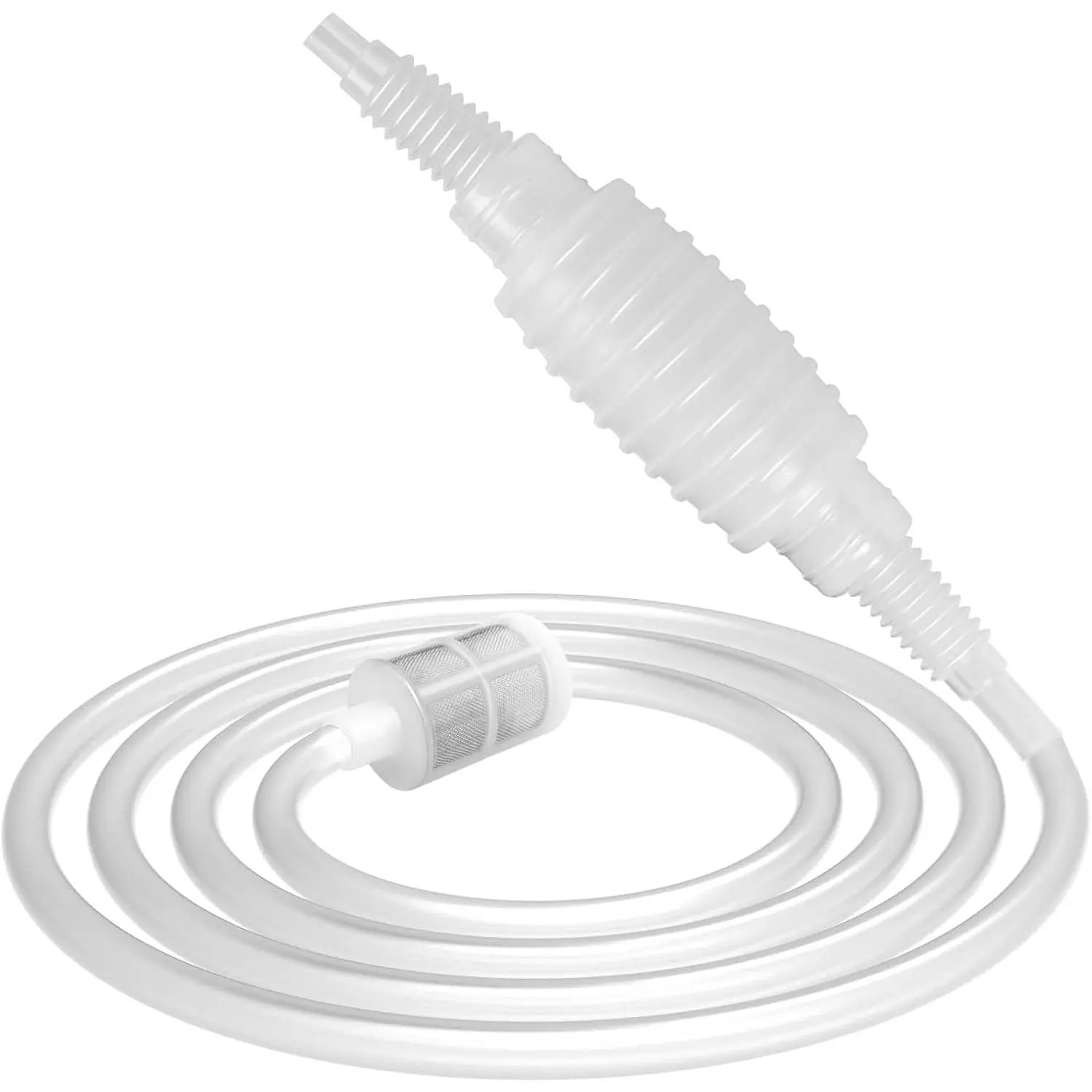 Wine Siphon Tube Hose Beer Siphon Pump for Wine Making Brewing, 2M/6.6FT