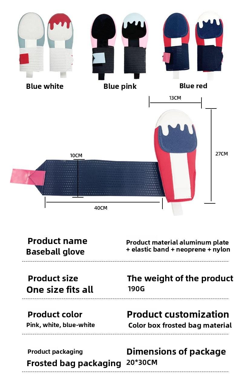 Baseball Softball Sliding Gloves Children Youth Adult Palm Finger Protection Gloves Softball Sports Gloves