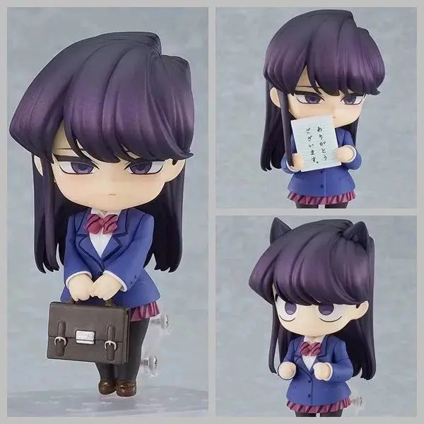 2026 hot item 10cm Komi Shoko Komi-san wa Komyushou Desu 1853# 1853 Anime Figurine Action Figure Toys Doll Collection Christmas Gift With Box Popular toys