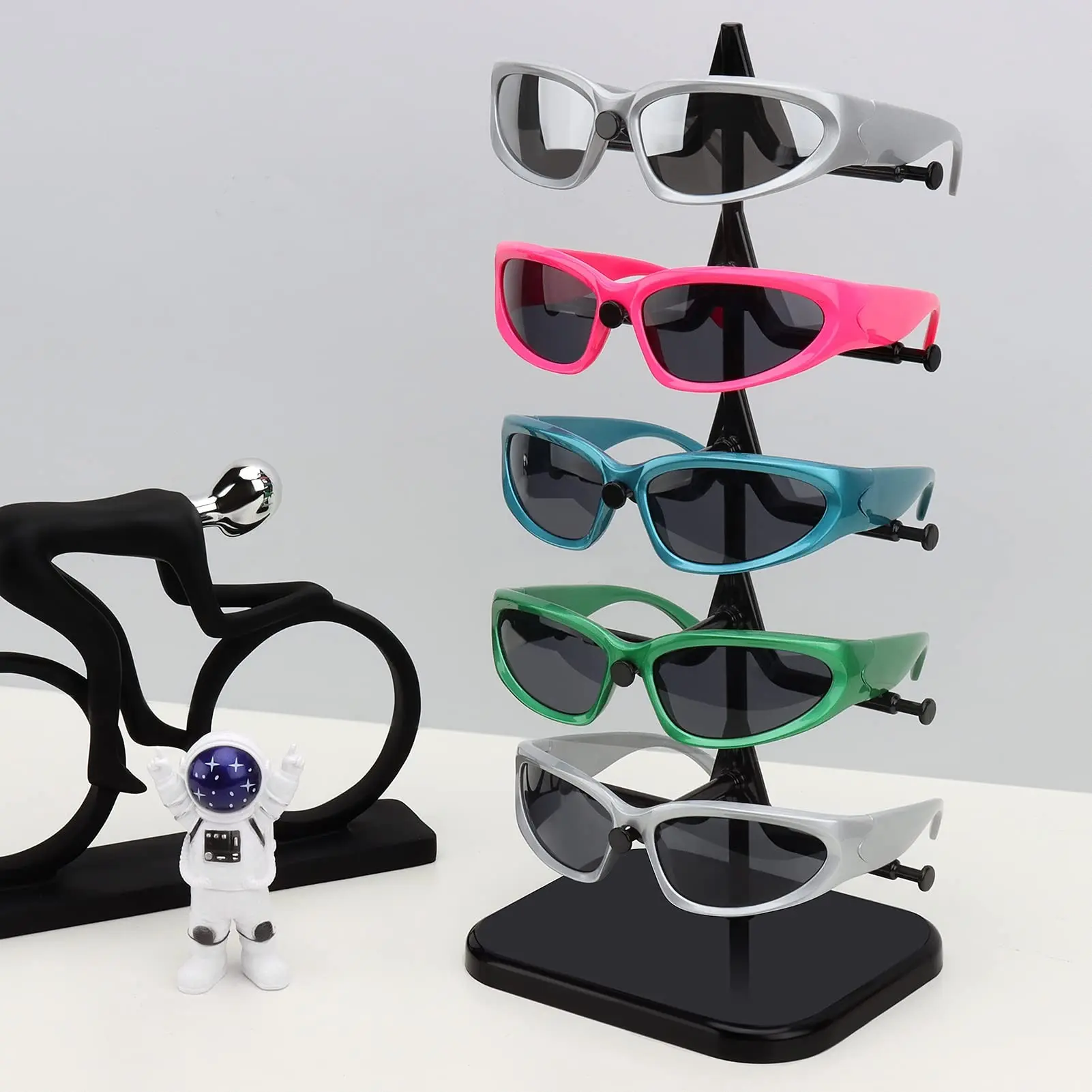 Designer Sunglasses Display Rack, Practical Glasses Holder, Storage, Organize Eyewear, Desktop Vanity Table Retail Display Counter