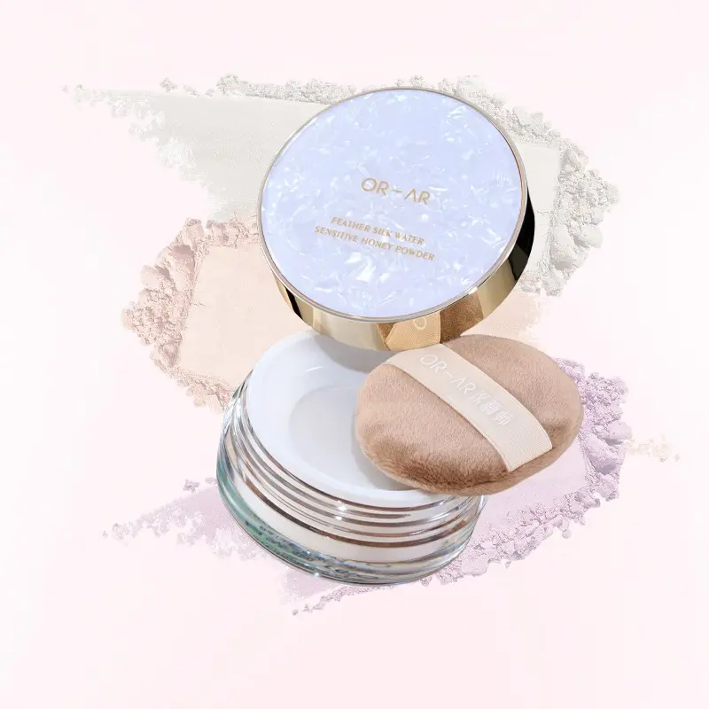 OR-AR Original Artist Matte Oil Control Loose Powder Waterproof Sweat Resistant Feather Light Hydrating Feel Quick Matte In Seconds All-Day Long Wear Makeup Fixer Matte Makeup Finish