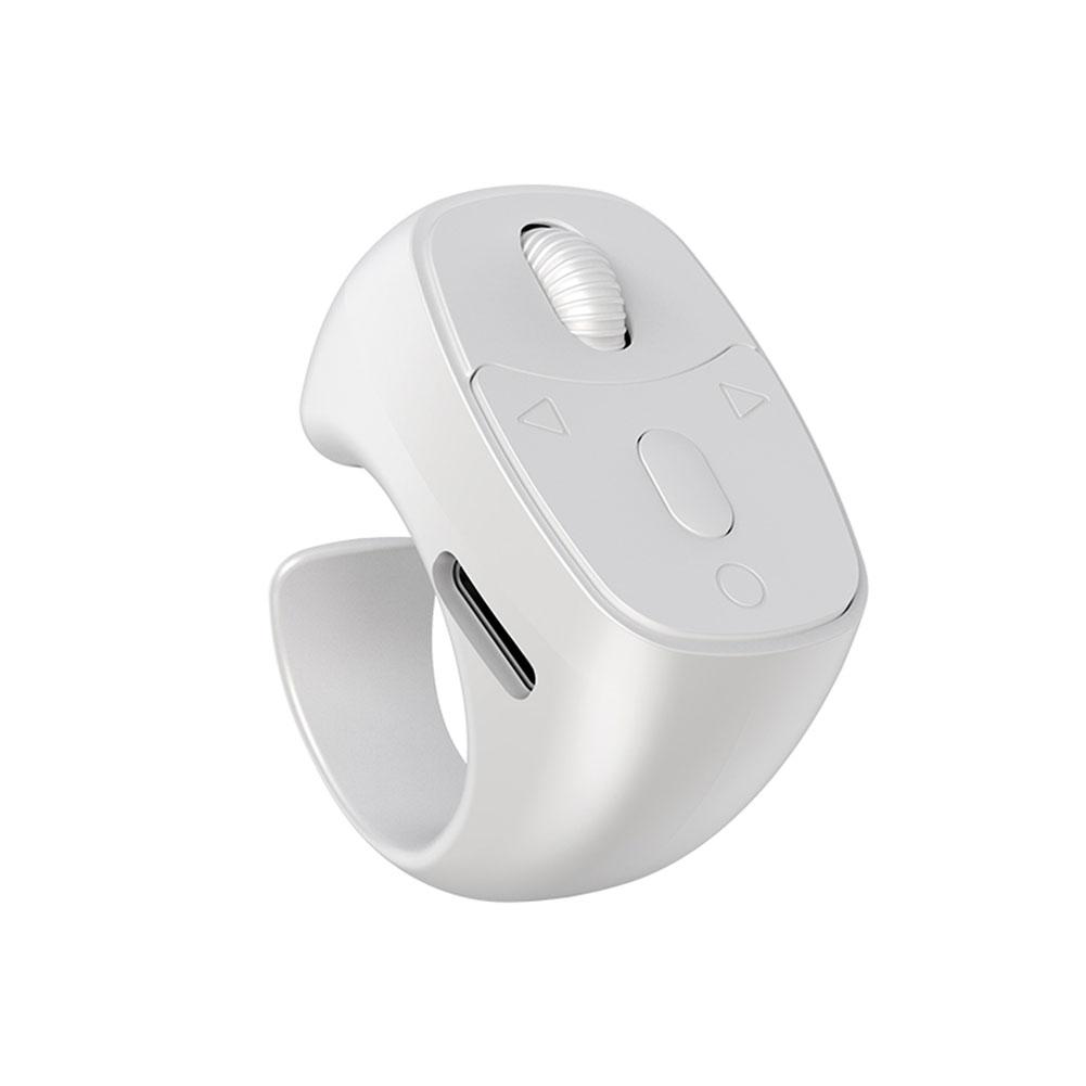 Wireless Bluetooth Remote Control Video Scrolling Ring Page Turner Rechargeable Scrolling Rings Ver. 5.3 BLE Class II 10m Range Type-C Charge 12hr Battery Life