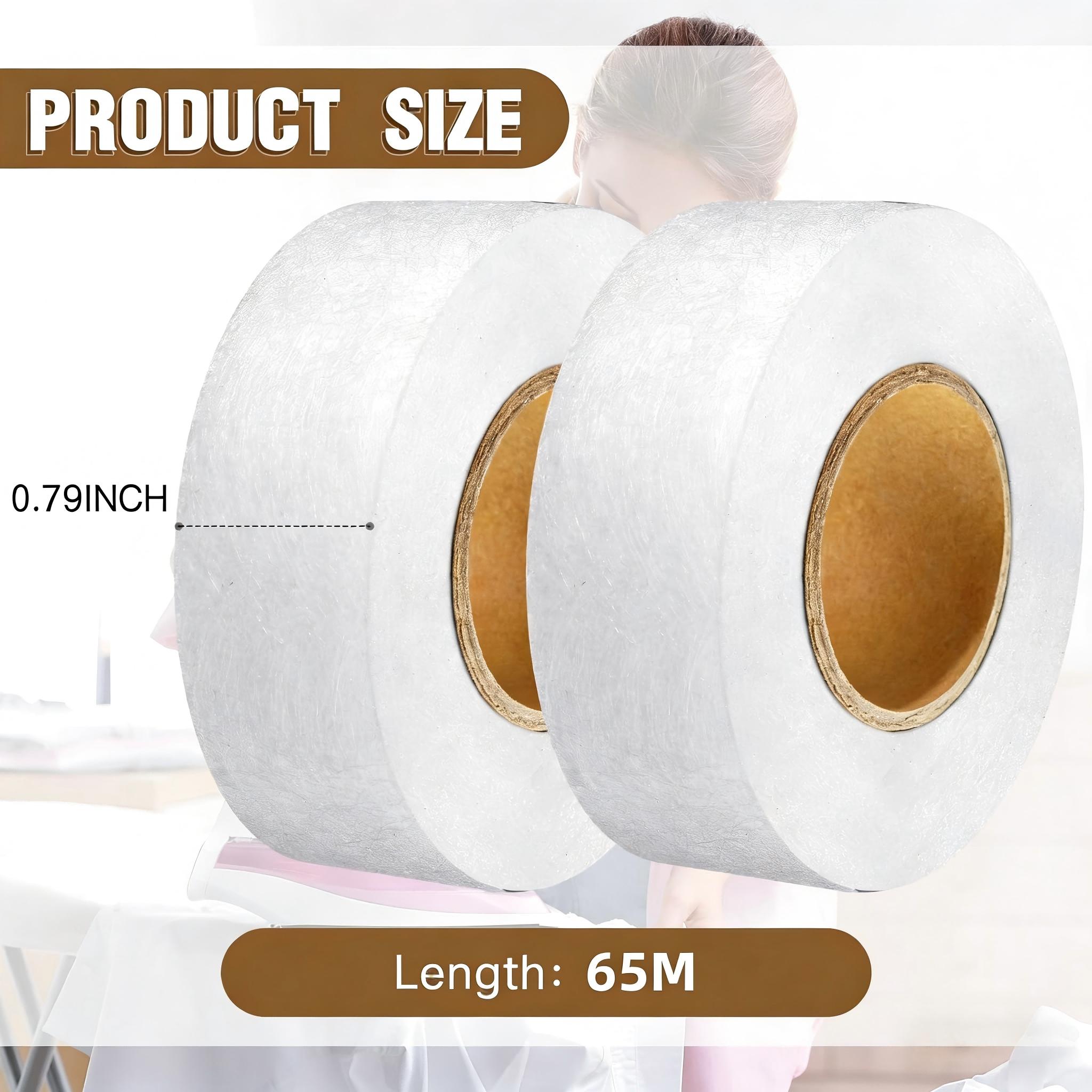 Iron-On Hemming Tape Buy 1 Get 1 Free No-Sew Fabric Adhesive for Pants Quick Fix White