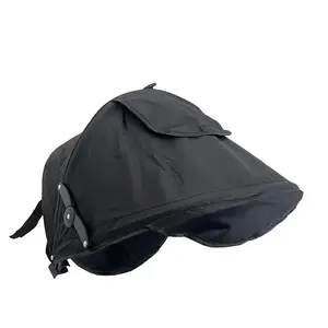 Baby Stroller Sun Shade Umbrella Stroller Canopy Replacement Retractable Stroller Replacement Parts Shade for Pram Pushchair Buggy Parasol Sun with Mesh Window Pocket AdjustableGift