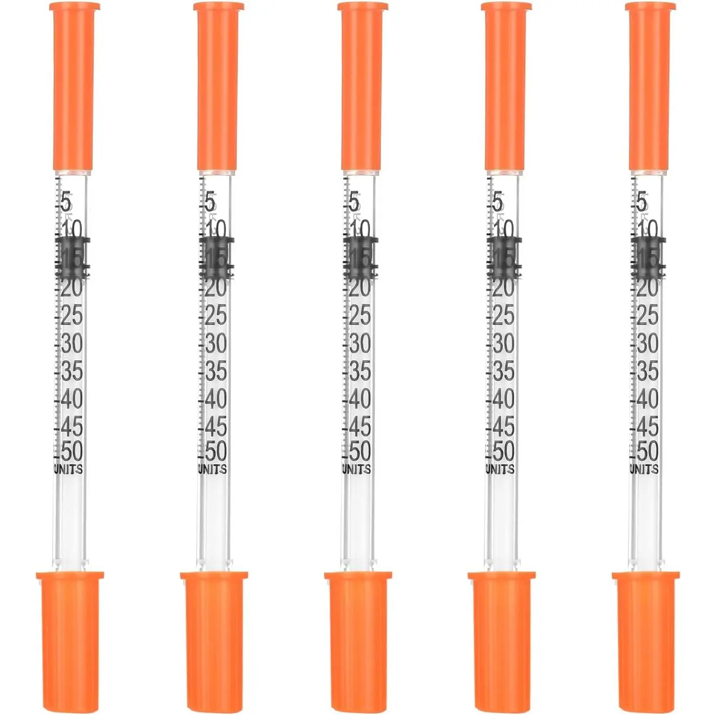 Lab Liquid Dispensing Supplies 30Ga-0.5cc/mL-U-100,5/16" 8mm Individually Wrapped,Box of 100