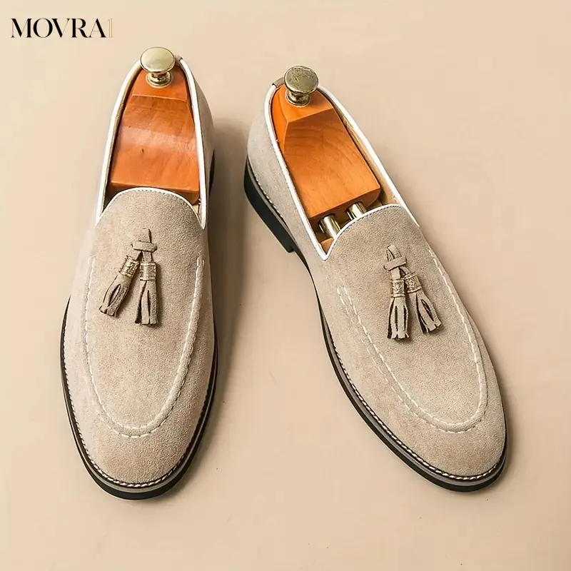 MOVRA1 [Lightweight Tassel Loafers] Breathable Lightweight Men's Casual Tassel Loafers - On Shoes Business Office, And Autumn