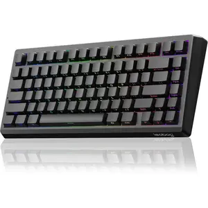 LEOBOG A80 RT Hall Effect Gaming Keyboard Wired, Rapid Trigger   Keyboard with 0.01mm RT Adjustable Actuation, 8000Hz Polling Rate, RGB Backlit Mechanical Keyboard 75% for PC Gamer
