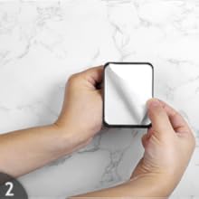 Mop Broom Holder No Drill, Mop Broom Organizer Wall Mounted Heavy Duty with Hooks Hanger, Self Adhesive Stainless Steel 4Pcs for Bathroom, Kitchen, Office (Black)