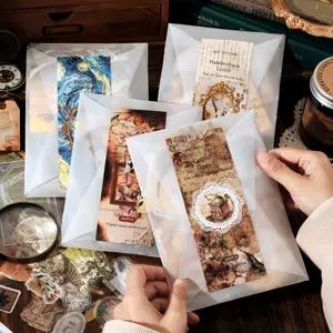 Vintage Mixed Material DIY Handmade Junk Journal Paper Pack, 200 Sheets Decorative Craft Supplies, Scrapbook Materials, Perfect for Scrapbooking & Art Projects, Scrapbook Page