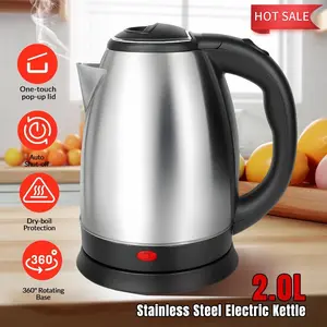 2-Liter Electric Tea Kettle, Stainless Steel Fast Boiling Kettle with Automatic Power-Off, Dry-Burn Protection, Large Capacity Design#DealsForYouDays