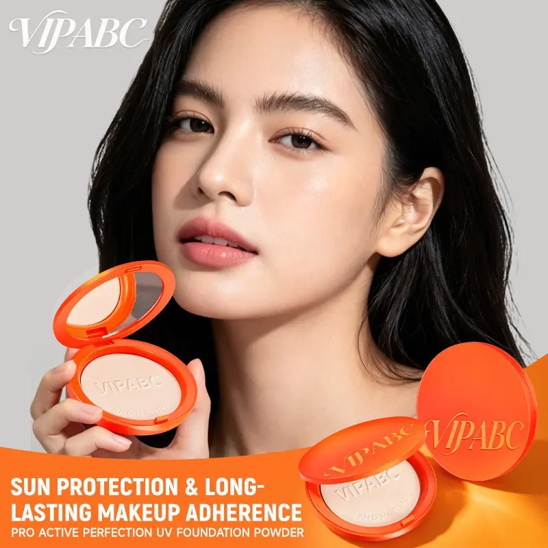 Senmu Vipabc Powder Foundation, Long-Lasting Oil Control Makeup, Non-Shedding Setting Powder, Beauty & Personal Care Essentials