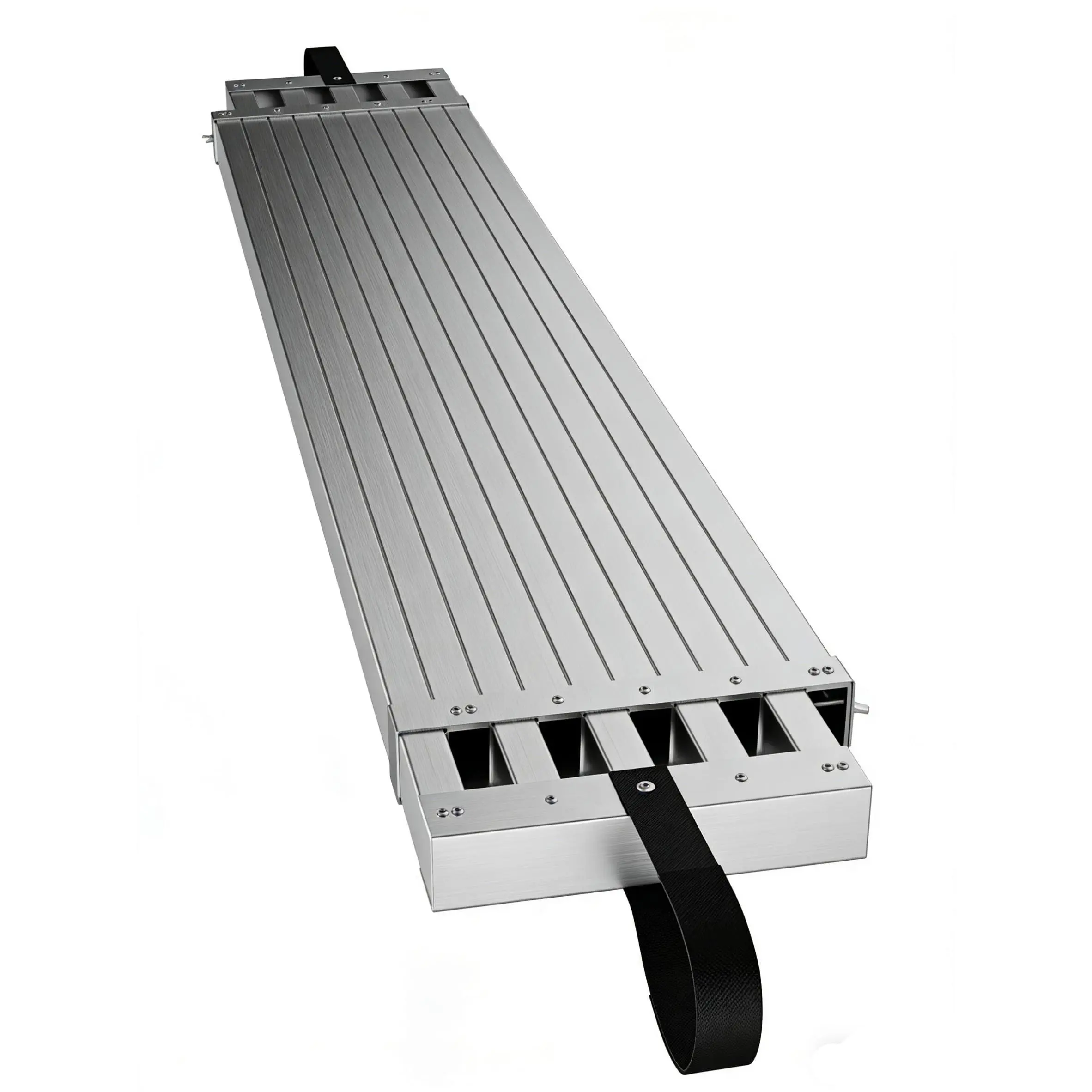 440 LBS Capacity Skid-Proof Telescoping Aluminum Work Plank 9-15 Ft Adjustable Extension Scaffold Plank Heavy Duty Ladder Scaffold Accessory for Painting Construction Repair