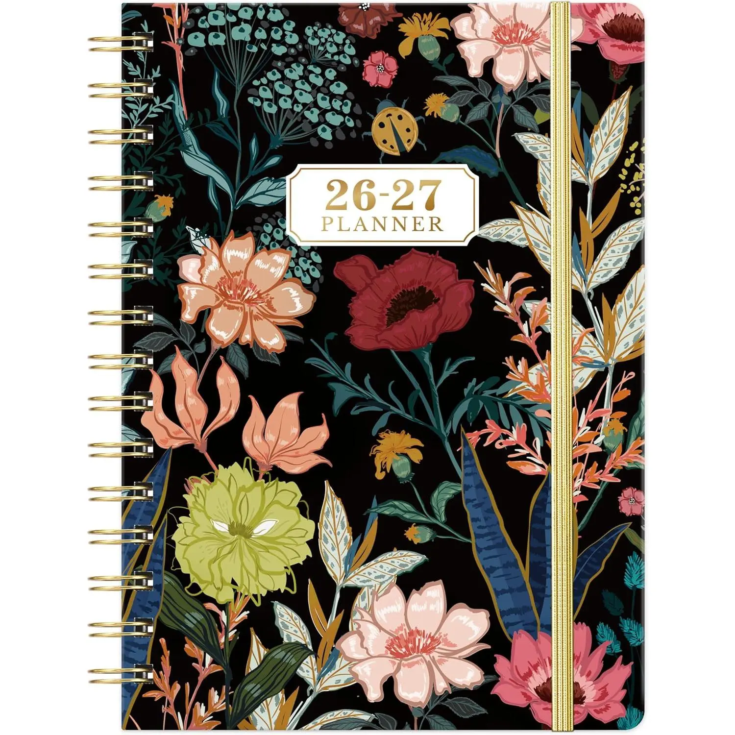 Planner 2026-2027 - 6.4" x 8.5", 2026-2027 Planner Weekly and Monthly, JUL.2026 - JUN.2027, 26-27 Academic Planners with Tabs, Hardcover, Elastic Closure,  Pocket
