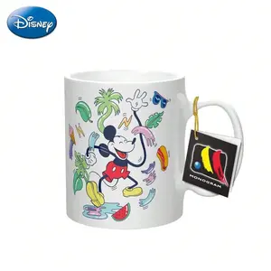 1PC Mickey Mouse Ceramic Mug Disney Officially Licensed Classic Character Design Perfect for Breakfast Coffee Water Cup Home Office Kitchen Christmas Festival Birthday Gift