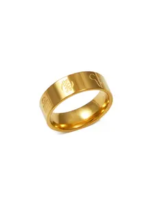 1Piece African Map Cultural Symbols Ring For Woman Men Stainless Steel Gye Ankh Sankofa Jewelry Finger Rings Accessories