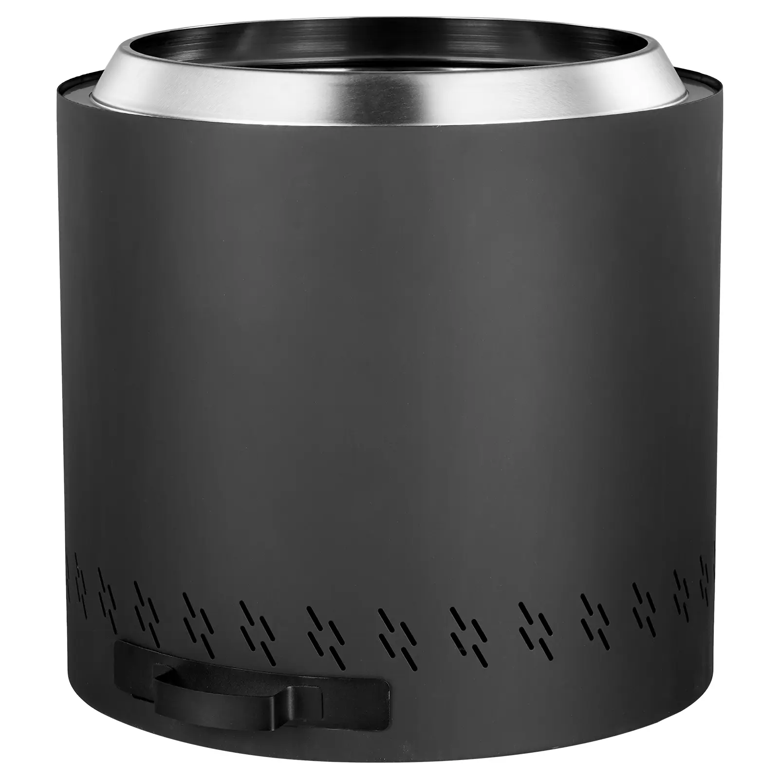 Stainless Steel Smokeless Wood-Burning Fire Pit Stove, Outdoor Bonfire Fireplace with Removable Ash Pan, High-Temperature Powder Coating, Smokeless Heating for Patio Camping