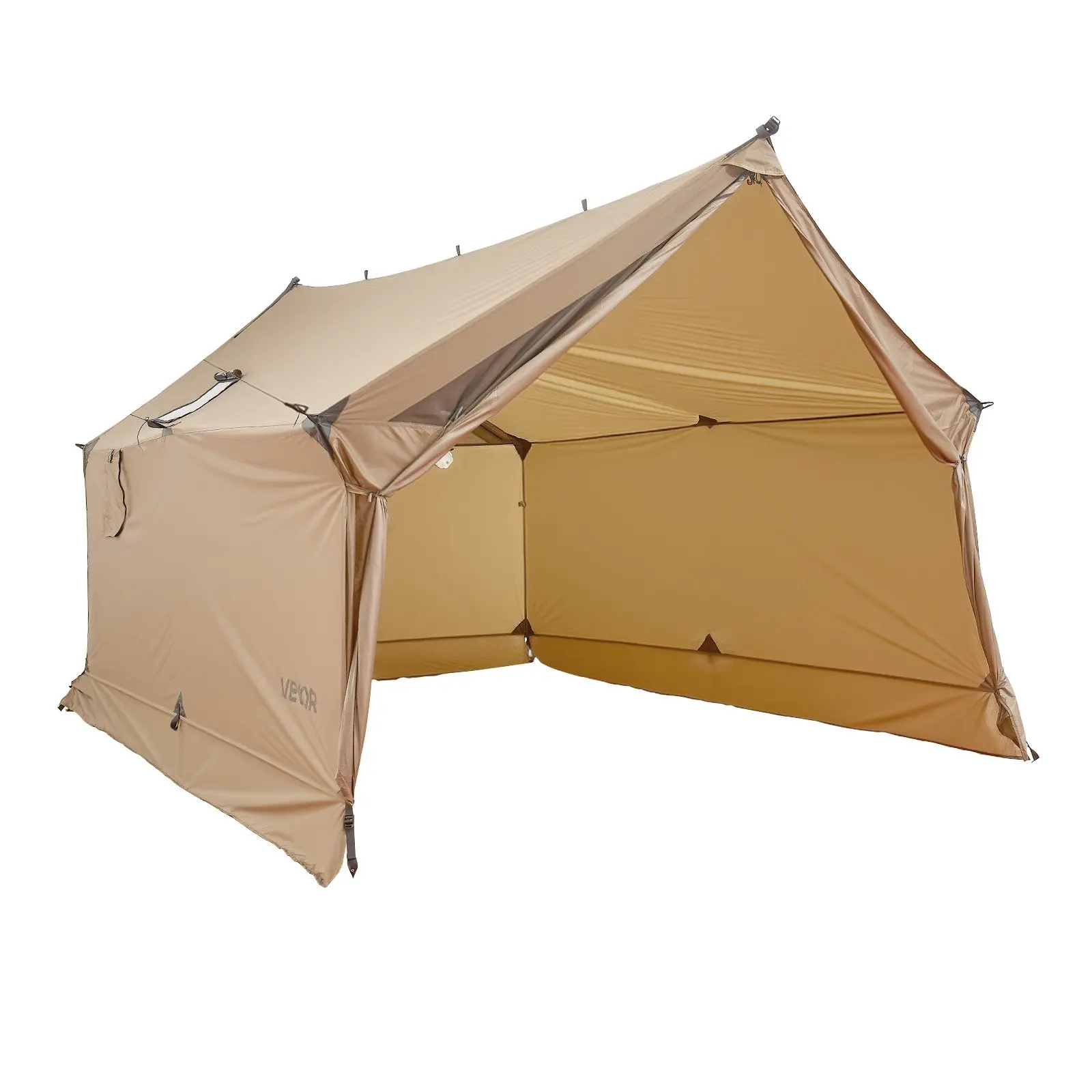 【DealsForYouDays】VEVOR Camping Hot Tent, 2 Persons Cabin Hot Tent with Stove Jack, Waterproof Winter Tents Shelters with Vents, Lightweight & Portable 4 Season Tents for Hiking Fishing Hunting Backpacking