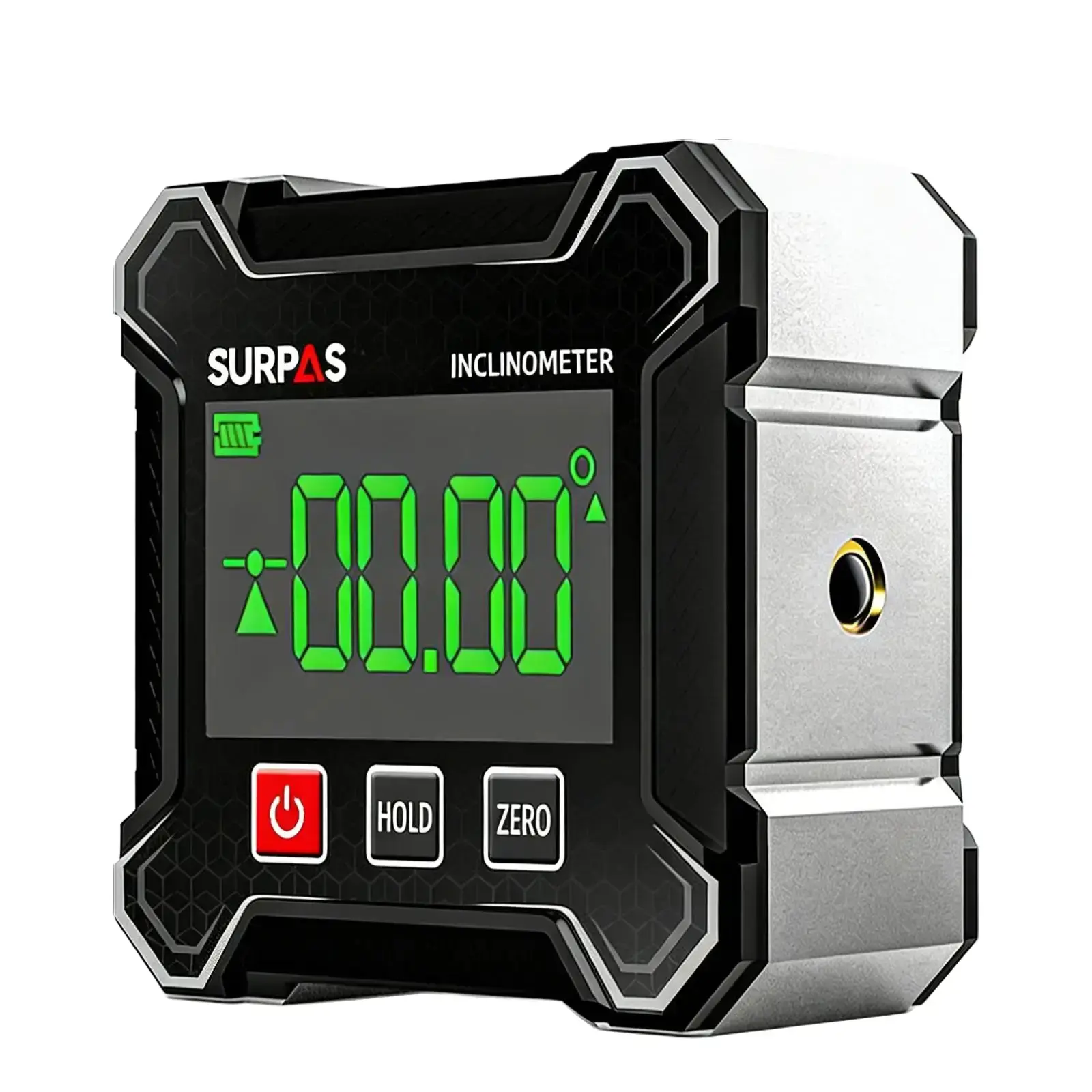 Magnetic Digital Angle Finder with Dual Laser Guide & 360 °   Magnetic Attachment Rechargeable Angle Meter for Woodworking Construction and Machinery