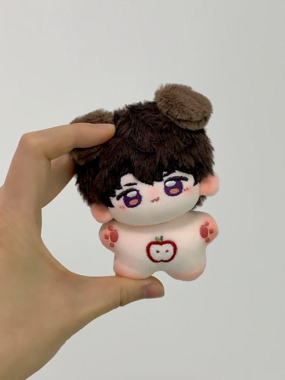 Love and Deepspace Rafayel 10cm cotton doll Xavier Zayne Sylus Caleb Cartoon peripheral decoration keychain Plush nude doll Gift