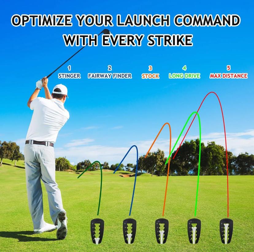 Golf Tee Height Tool,Adjustable Tee Height Setter Elevator Tool Height Measuring Device Lightweight Swing Training Aid