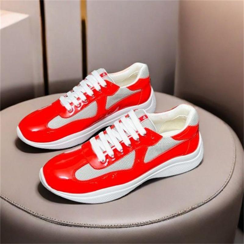 2026 High-Quality Patent Leather Fashionable Casual Sports Sneakers Breathable White Shoes Classic Men's Shoes