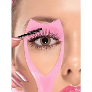 3-in-1 Mascara Applicator – Reusable Makeup Assistant for Beginners, with Shield & Separator. Perfect for Natural Non-Caking Lashes. Great Gift for Girls.