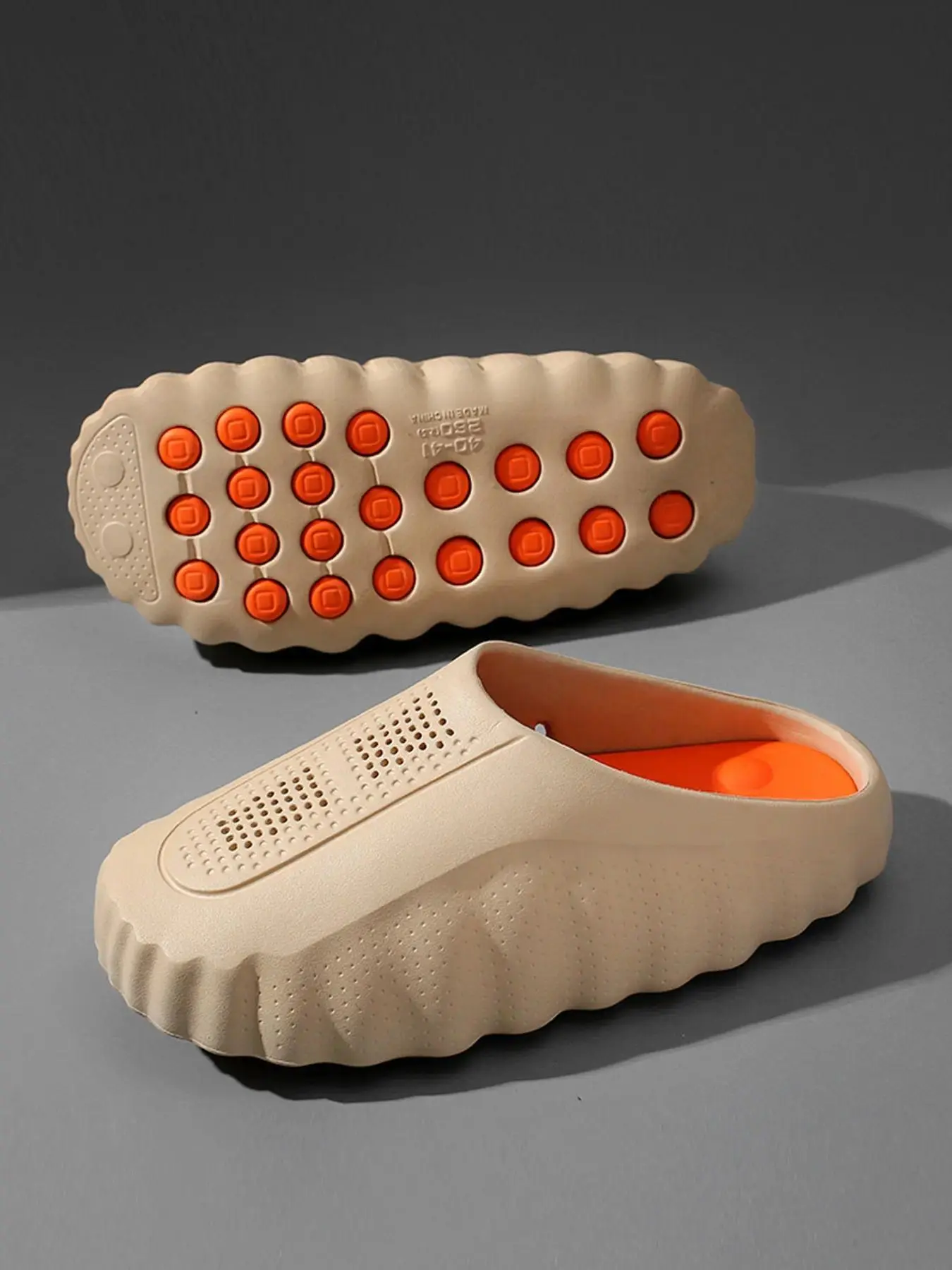 Summer Slippers, Summer New Arrival, Unisex Fashion Slip-On Sandals,Comfortable Massage Sole, Anti-Slip Eva Shoes, Ideal for Home & Leisure, Affordable Slippers, Footwear