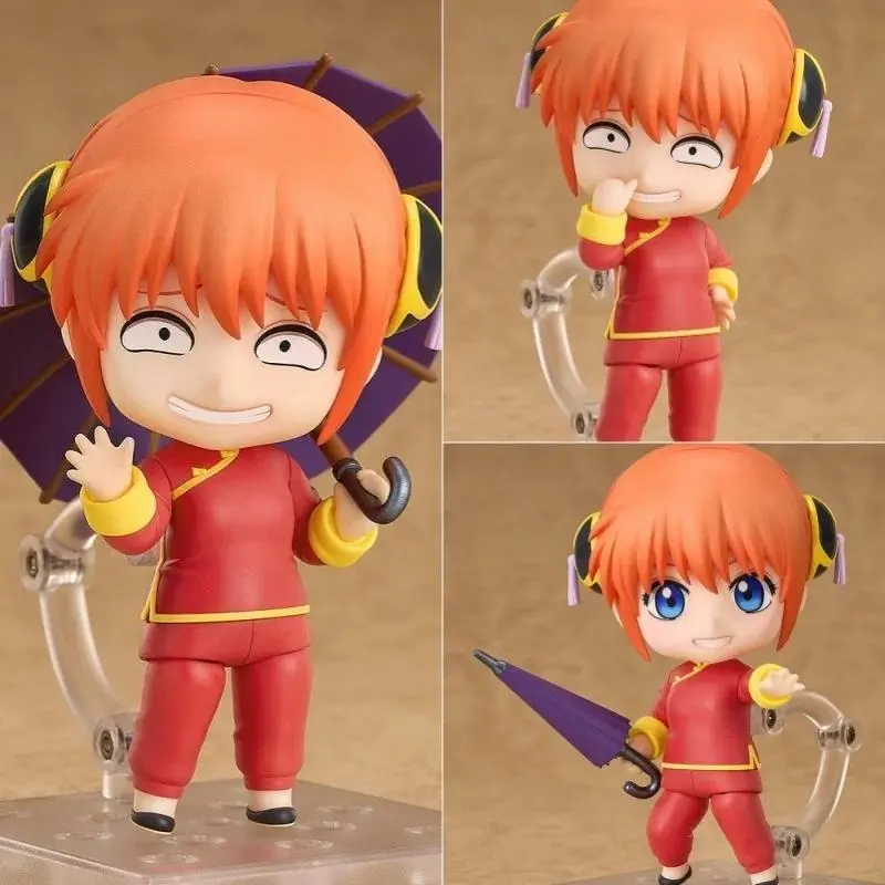 2026 Hot In-Stock Nendoroid 2462 Kagura Q-Version Movable Action Figure - Anime & Manga Collectable with Interchangeable Faces, Desktop Decoration, Gift for Toy Enthusiasts