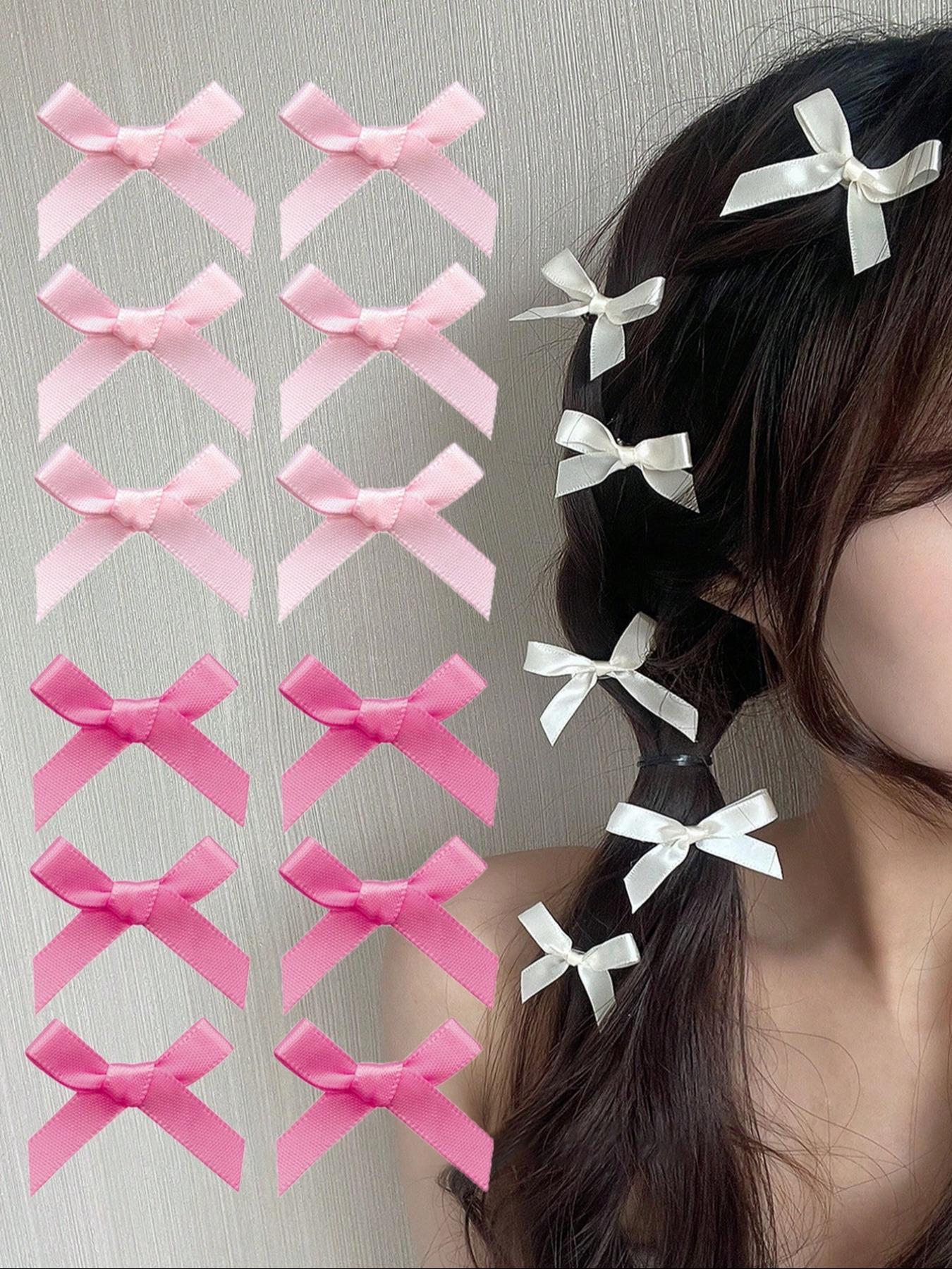 Cute Bowknot Design Hair Clips Set, Fashionable Hair Accessories for Women & Girls, Minimalist Headwear Suitable for Thick Hair Cute Bowknot Design Hair Clips Set, Fashionable Hair Accessories for Women & Girls, Minimalist Headwear Suitable for Thick Hair