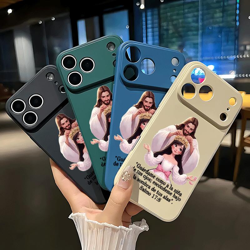 Divine Crown Blessing Soft&Flexible TPU Silicone Phone Case For iPhone 17 Pro Max AIR 16 15 14 13mini 12 11 Plus XR XSMAX Cases For Samsung Galaxy S26 Ultra S25 Edge S24 S23 S22 Plus  Durable|Shockproof|Full Camera Protection
