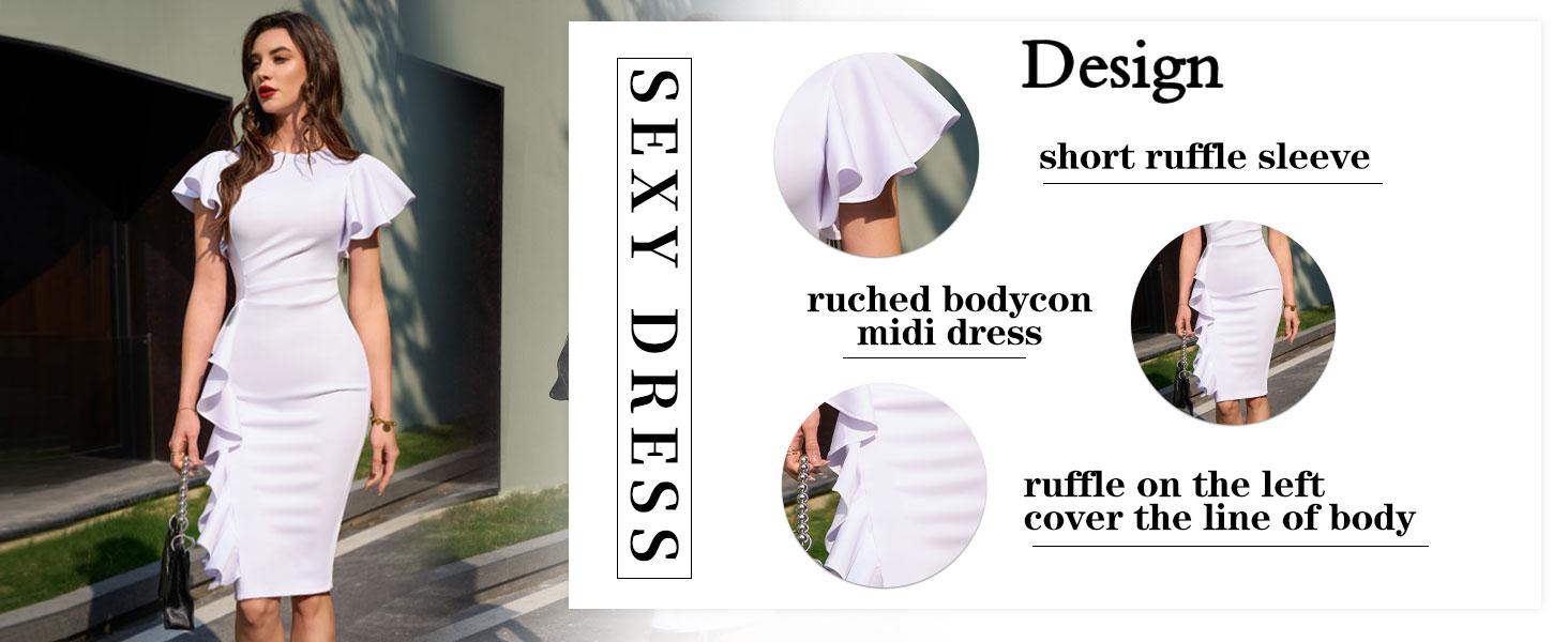 Vintage Church Ruffle Sleeve Ruched Bodycon Work Midi Pencil Dress Christmas T-Shirt with Wine Glass Design Slim Fit black big shirt Maxi High Waisted Cotton Maxi Skirt Women's Fit Mock Turtleneck Vest V-Neck Smile Face Graphic T-Shirt Starry Night Maxi D